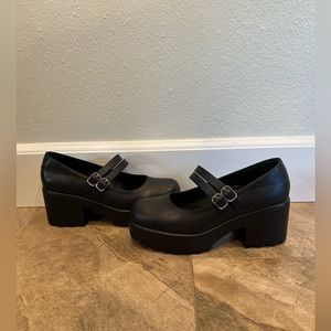Mary Jane Platform Loafers